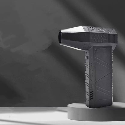 Revolutionize Your Cleaning with the 130000RPM Mini Turbo Jet Fan Electric Air Duster - Adjustable Wind Speed & Rechargeable with Light!